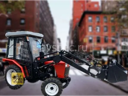 Минитрактор Уралец 254 с кабиной