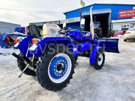 Минитрактор Русич Т-25 ВОМ С ОТВАЛОМ